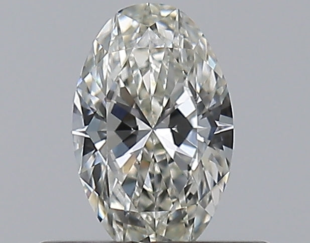 0.35 Carat Oval Natural Diamond with  Cut Diamond in 14KT  view 1
