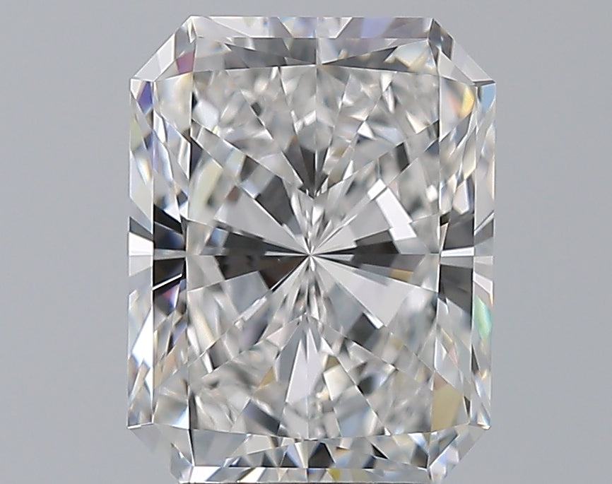 3.5 Carat Radiant Natural Diamond with  Cut Diamond in 14KT  view 1
