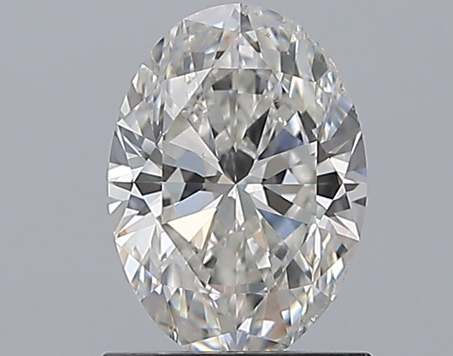 1.01 Carat Oval Natural Diamond with  Cut Diamond in 14KT  view 1
