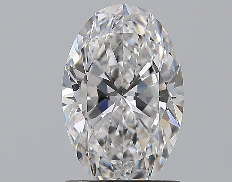 1.2 Carat Oval Natural Diamond with  Cut Diamond in 14KT  view 1
