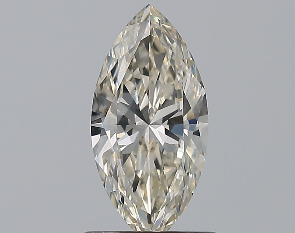 1.0 Carat Marquise Natural Diamond with  Cut Diamond in 14KT  view 1
