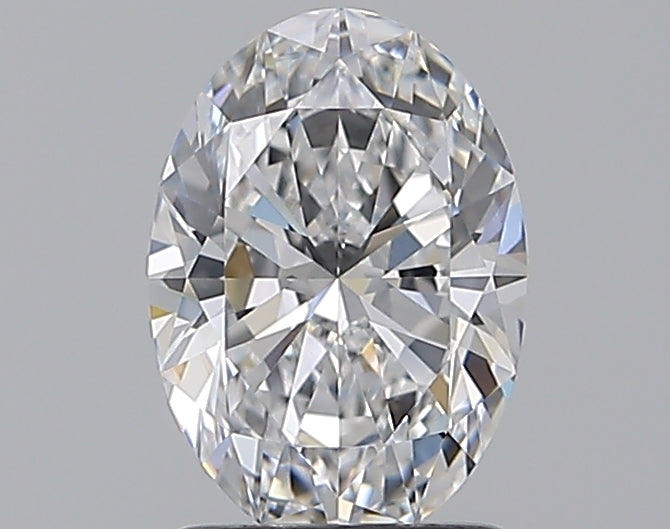 1.51 Carat Oval Natural Diamond with  Cut Diamond in 14KT  view 1
