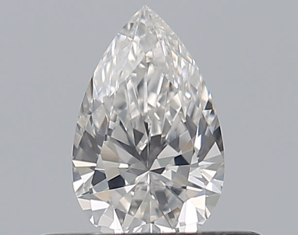 0.32 Carat Pear Natural Diamond with  Cut Diamond in 14KT  view 1

