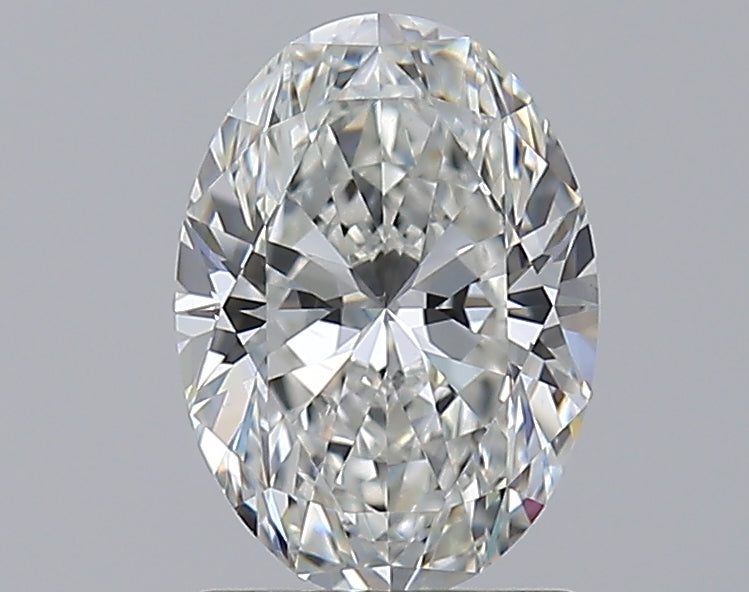 1.5 Carat Oval Natural Diamond with  Cut Diamond in 14KT  view 1
