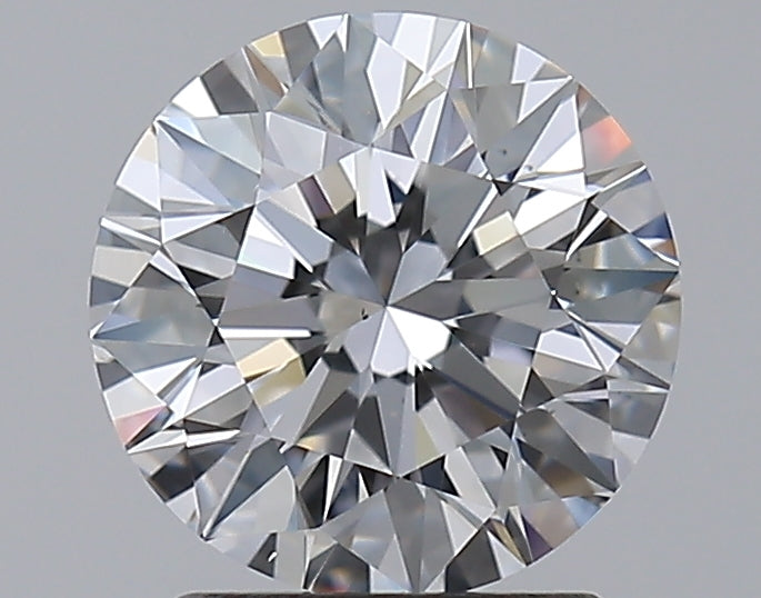 2.0 Carat Round Natural Diamond with  Cut Diamond in 14KT  view 1
