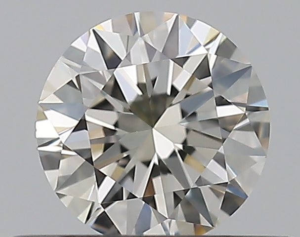 0.4 Carat Round Natural Diamond with  Cut Diamond in 14KT  view 1

