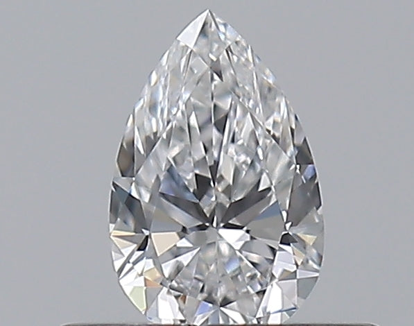 0.3 Carat Pear Natural Diamond with  Cut Diamond in 14KT  view 1
