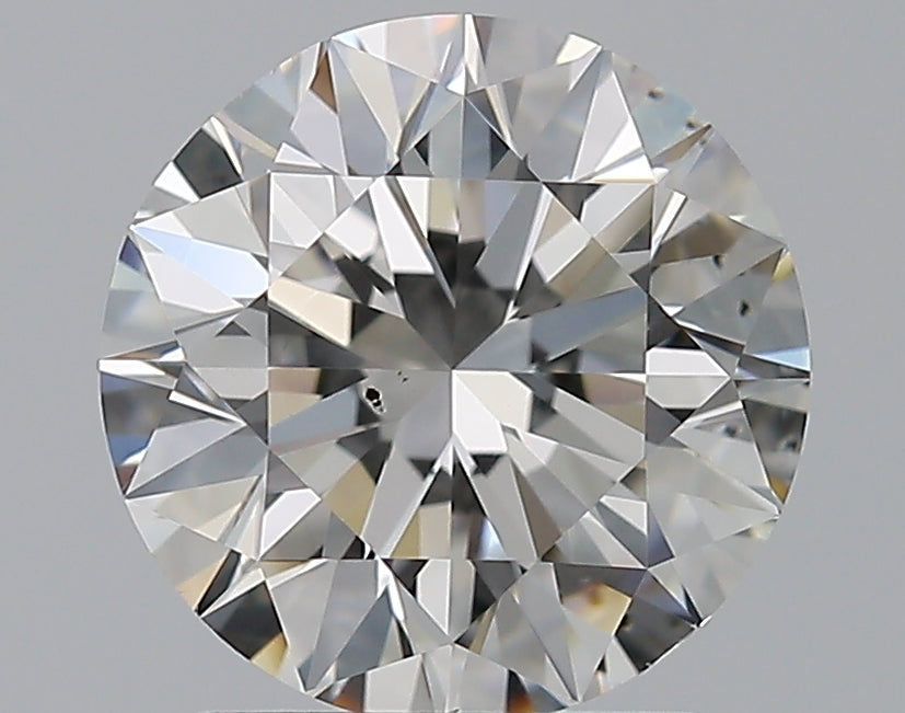 2.0 Carat Round Natural Diamond with  Cut Diamond in 14KT  view 1
