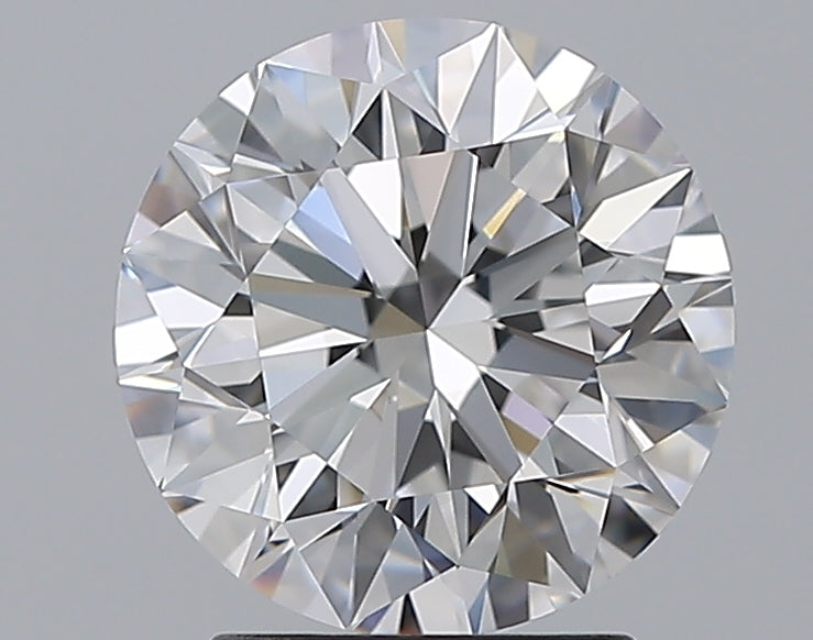 2.5 Carat Round Natural Diamond with  Cut Diamond in 14KT  view 1
