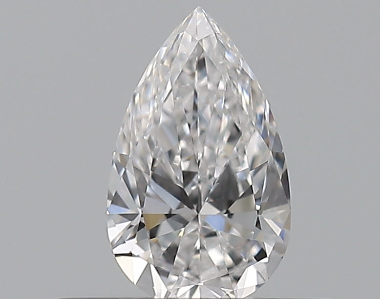 0.31 Carat Pear Natural Diamond with  Cut Diamond in 14KT  view 1
