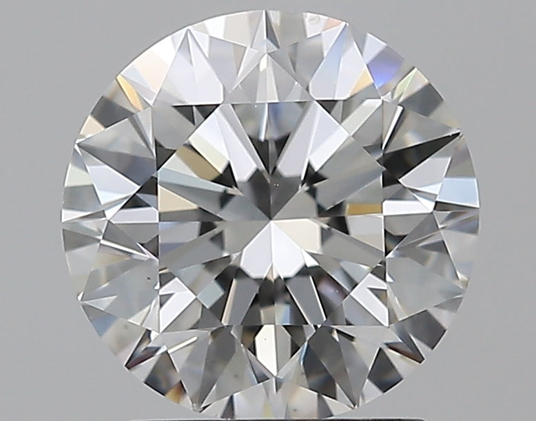 2.01 Carat Round Natural Diamond with  Cut Diamond in 14KT  view 1
