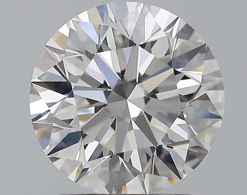1.7 Carat Round Natural Diamond with  Cut Diamond in 14KT  view 1
