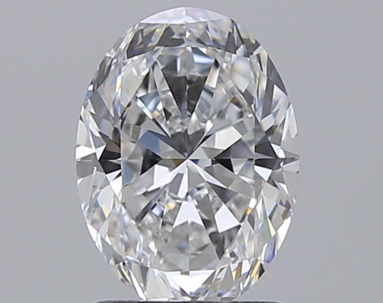 1.51 Carat Oval Natural Diamond with  Cut Diamond in 14KT  view 1
