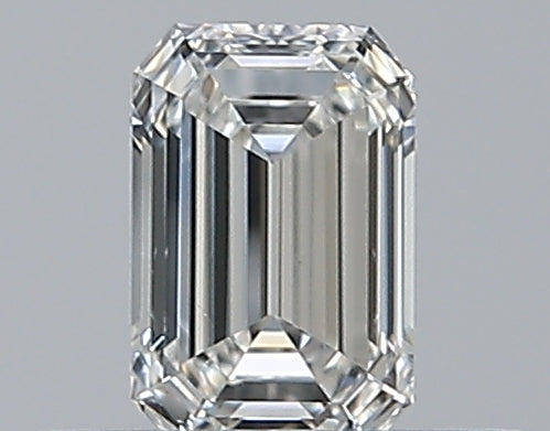 0.31 Carat Emerald Natural Diamond with  Cut Diamond in 14KT  view 1
