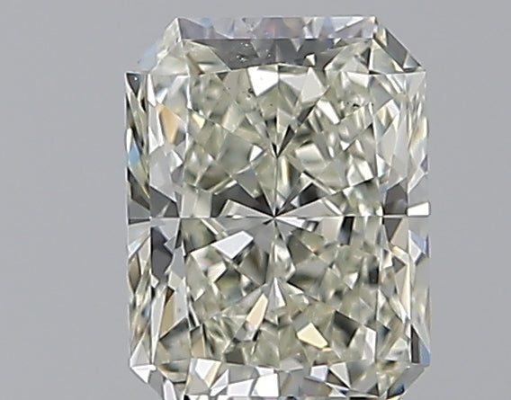 0.97 Carat Radiant Natural Diamond with  Cut Diamond in 14KT  view 1
