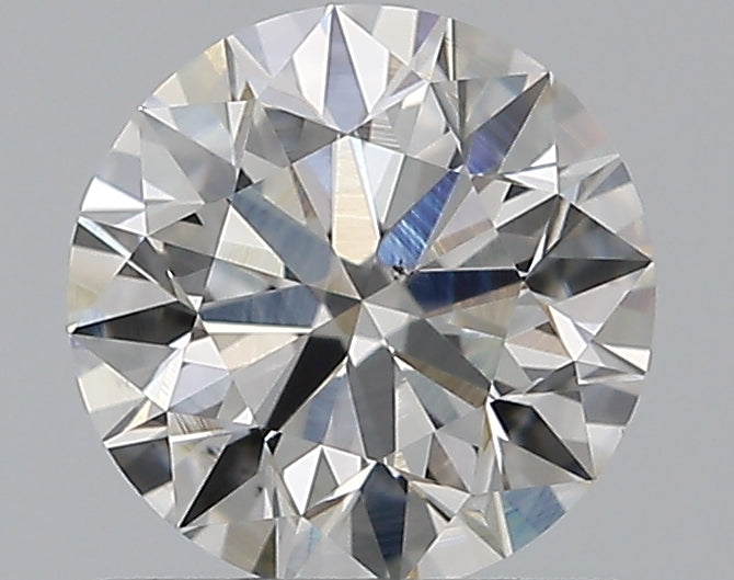 0.75 Carat Round Natural Diamond with  Cut Diamond in 14KT  view 1
