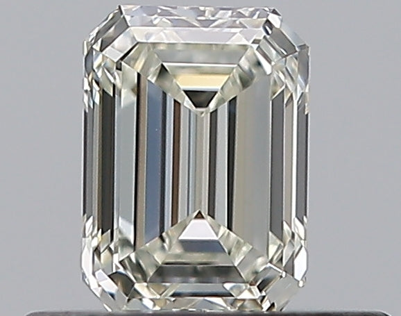 0.42 Carat Emerald Natural Diamond with  Cut Diamond in 14KT  view 1
