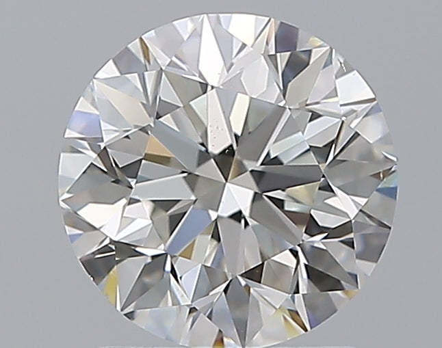 1.7 Carat Round Natural Diamond with  Cut Diamond in 14KT  view 1
