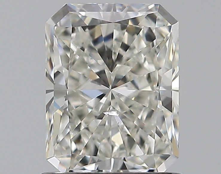 1.01 Carat Radiant Natural Diamond with  Cut Diamond in 14KT  view 1
