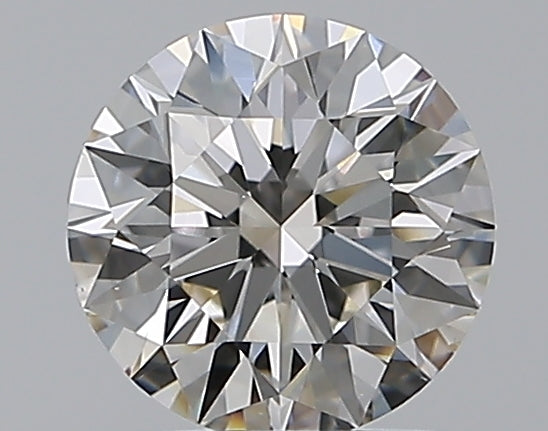 1.21 Carat Round Natural Diamond with  Cut Diamond in 14KT  view 1
