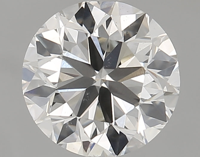 0.9 Carat Round Natural Diamond with  Cut Diamond in 14KT  view 1
