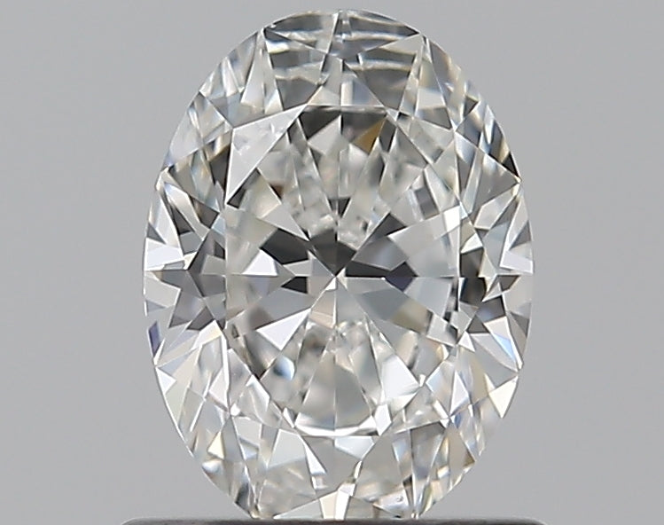0.75 Carat Oval Natural Diamond with  Cut Diamond in 14KT  view 1
