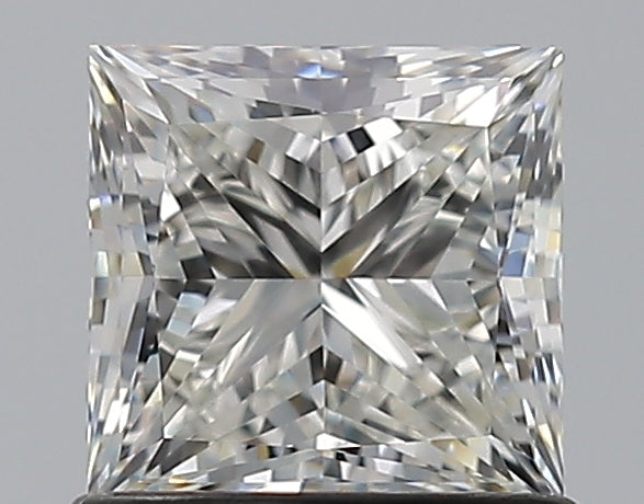 1.0 Carat Princess Natural Diamond with  Cut Diamond in 14KT  view 1
