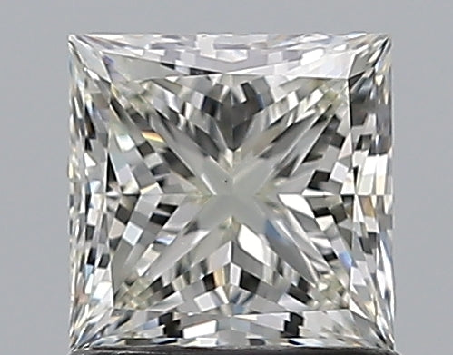 1.0 Carat Princess Natural Diamond with  Cut Diamond in 14KT  view 1
