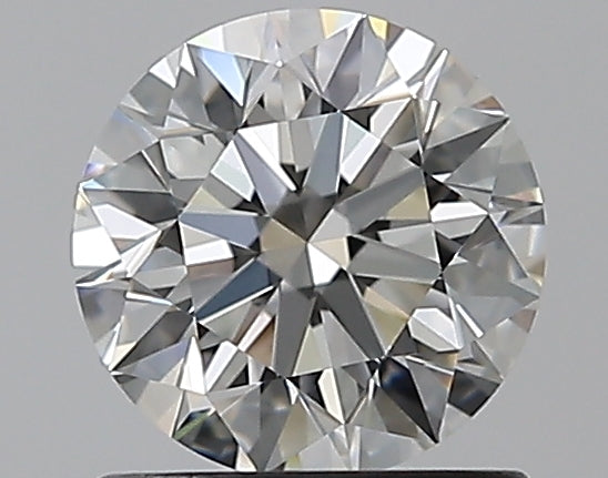1.01 Carat Round Natural Diamond with  Cut Diamond in 14KT  view 1
