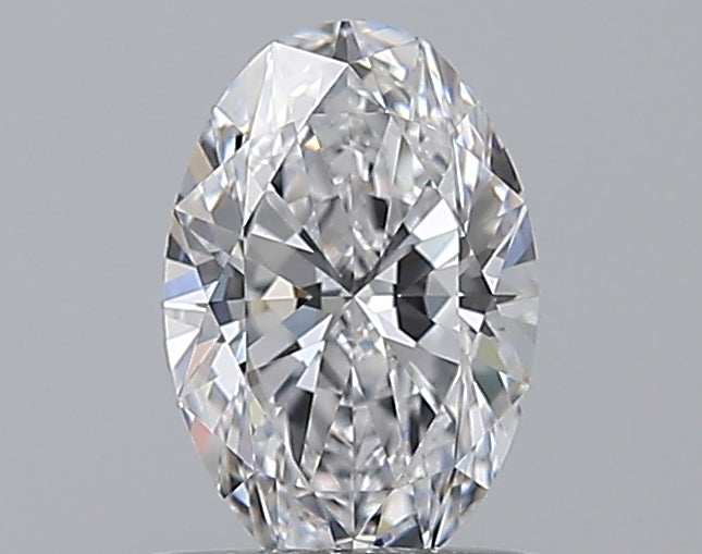 0.83 Carat Oval Natural Diamond with  Cut Diamond in 14KT  view 1
