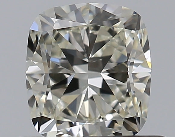 0.5 Carat Cushion Natural Diamond with  Cut Diamond in 14KT  view 1
