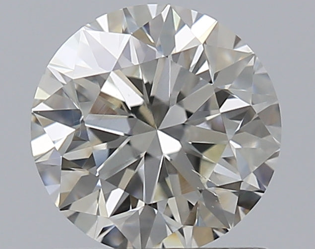 0.9 Carat Round Natural Diamond with  Cut Diamond in 14KT  view 1
