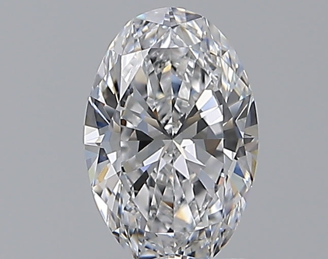 1.0 Carat Oval Natural Diamond with  Cut Diamond in 14KT  view 1
