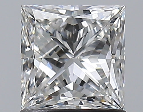 1.0 Carat Princess Natural Diamond with  Cut Diamond in 14KT  view 1
