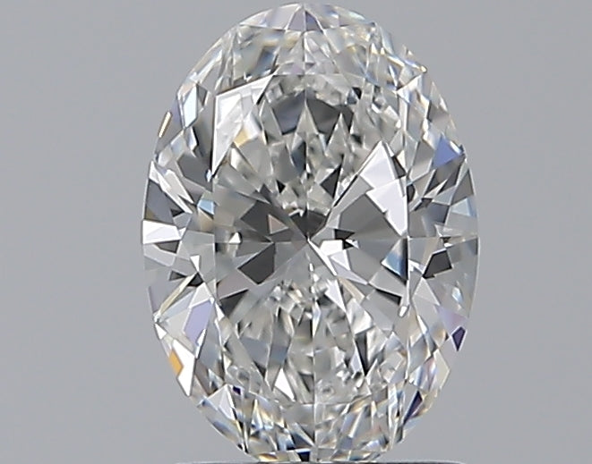 1.4 Carat Oval Natural Diamond with  Cut Diamond in 14KT  view 1

