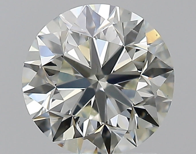 1.5 Carat Round Natural Diamond with  Cut Diamond in 14KT  view 1

