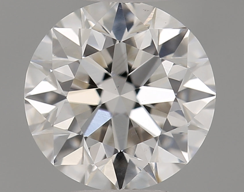 0.45 Carat Round Natural Diamond with  Cut Diamond in 14KT  view 1
