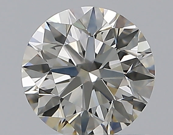 0.59 Carat Round Natural Diamond with  Cut Diamond in 14KT  view 1

