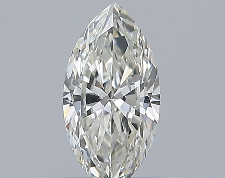 0.3 Carat Marquise Natural Diamond with  Cut Diamond in 14KT  view 1
