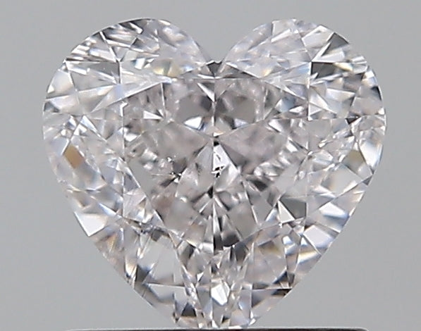 1.08 Carat Heart Natural Diamond with  Cut Diamond in 14KT  view 1
