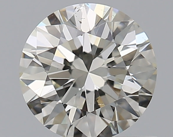 0.61 Carat Round Natural Diamond with  Cut Diamond in 14KT  view 1
