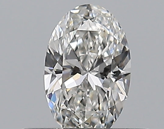 0.3 Carat Oval Natural Diamond with  Cut Diamond in 14KT  view 1
