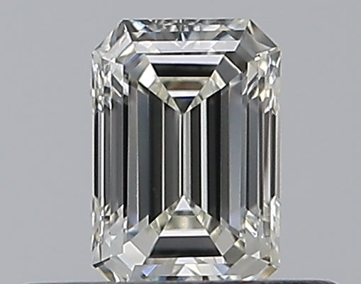 0.31 Carat Emerald Natural Diamond with  Cut Diamond in 14KT  view 1
