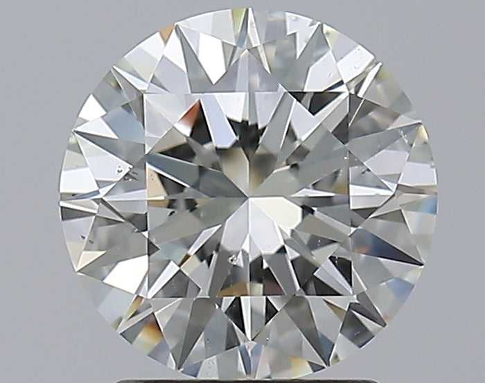 2.06 Carat Round Natural Diamond with  Cut Diamond in 14KT  view 1
