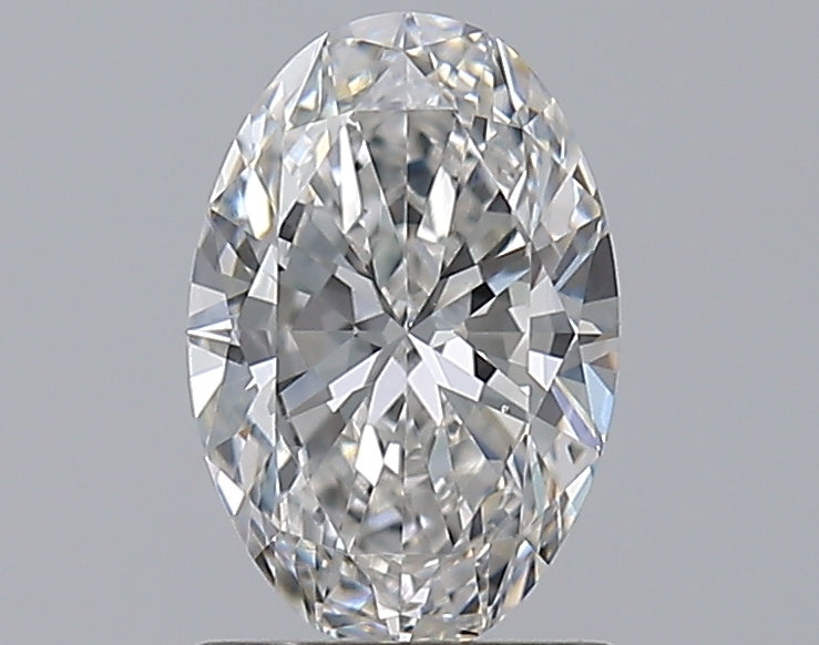 1.2 Carat Oval Natural Diamond with  Cut Diamond in 14KT  view 1
