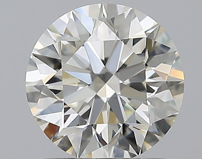 1.0 Carat Round Natural Diamond with  Cut Diamond in 14KT  view 1
