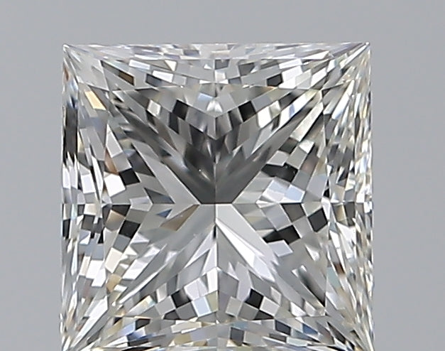 2.02 Carat Princess Natural Diamond with  Cut Diamond in 14KT  view 1
