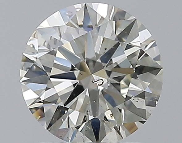 1.3 Carat Round Natural Diamond with  Cut Diamond in 14KT  view 1
