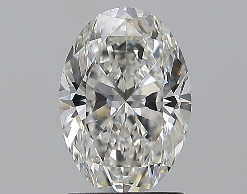 1.7 Carat Oval Natural Diamond with  Cut Diamond in 14KT  view 1
