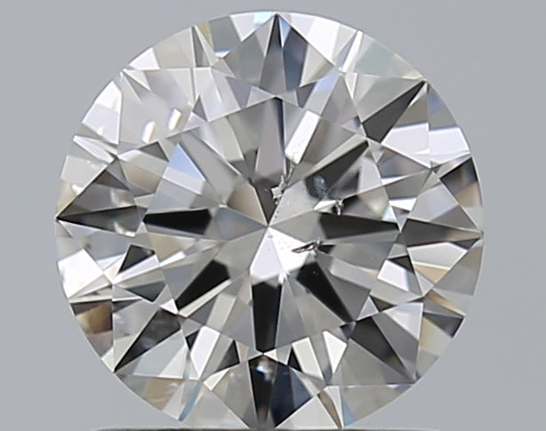 0.96 Carat Round Natural Diamond with  Cut Diamond in 14KT  view 1
